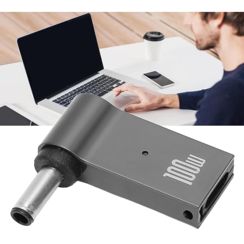 USB-C to 7.4 x 5.0 mm 100W PD Charging Adapter