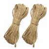 LWR CRAFTS Jute Rope 2mm 45ft Per Pack (Pack of