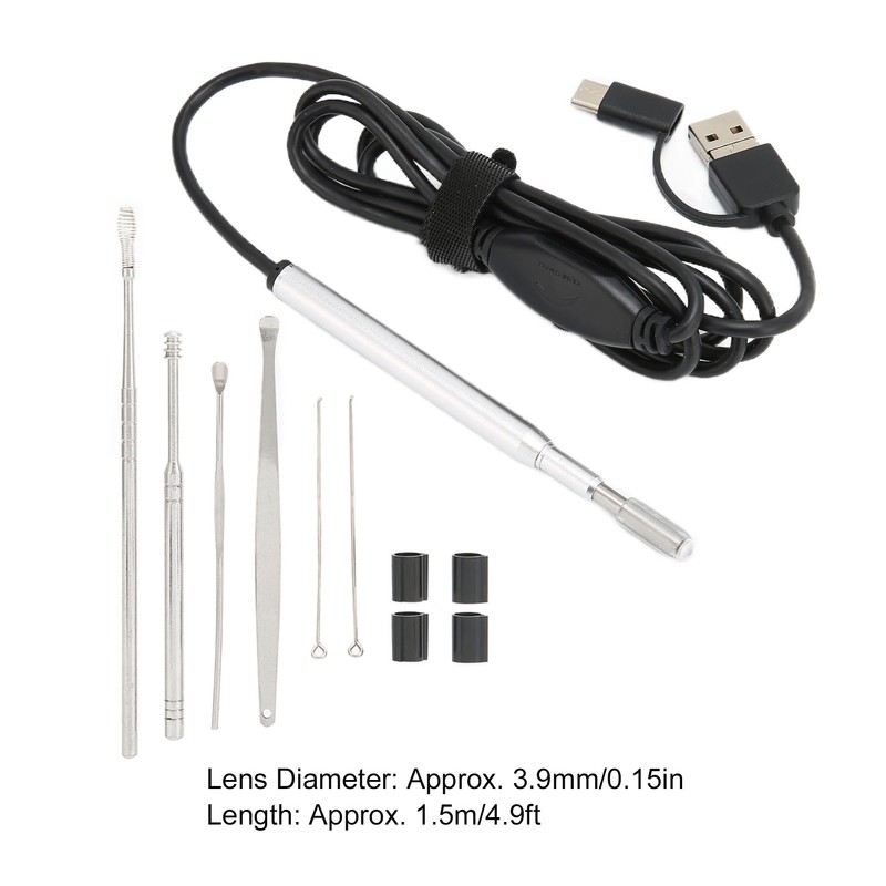 3 in 1 Smart Visual Endoscope Safe Adjustable 3.9mm Ear