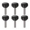 QUARKZMAN Pack of 6 Thumb Screws with Thread M6 x