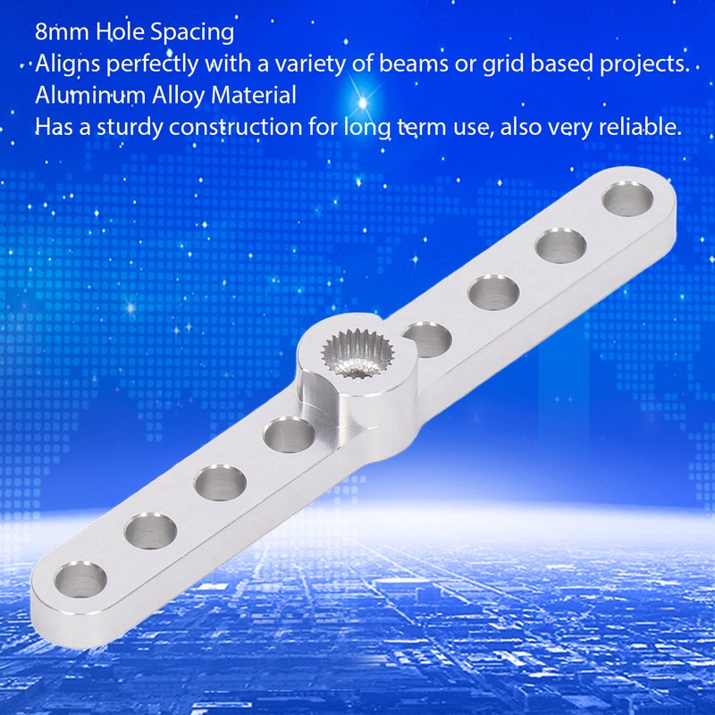 2Pcs Servo Arm Aluminium Alloy Steering Horn 25 Teeth Connection