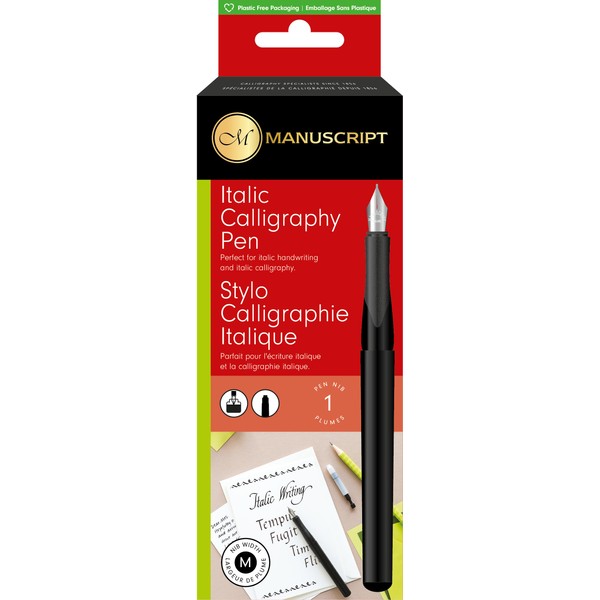 MANUSCRIPT Italic Calligraphy Pen Medium - Left Hand