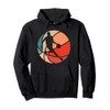 Retro Style Basketball Player Pullover Hoodie