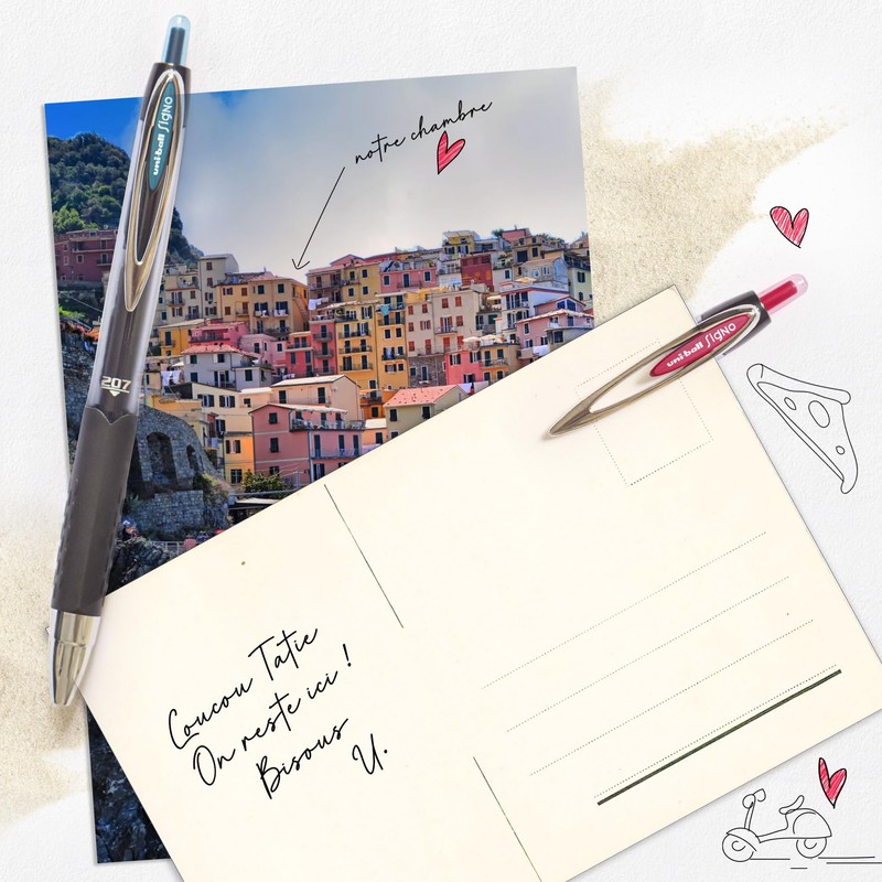 Uni-Ball Signo UMN-207E Green Gel Ink 0.7mm Box of 12