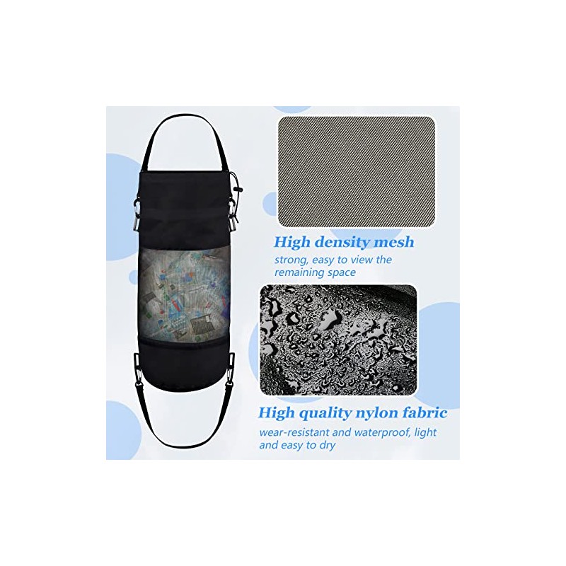 Portable Mesh Trash Bags for Boat and Outdoor Activities