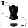 LHS Manual Coffee Grinder with Ceramic Burrs, Hand Coffee Bean