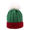 LKQBBSZ Christmas Elf Knitted Hat for Baby, Xmas Beanie Pom