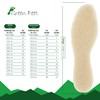 2 Pairs of Real Warm Cuddly Lambswool Insoles Basic Cream