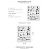 KADS Nail Art Template Nature Nail Stamping Plate Nail Art