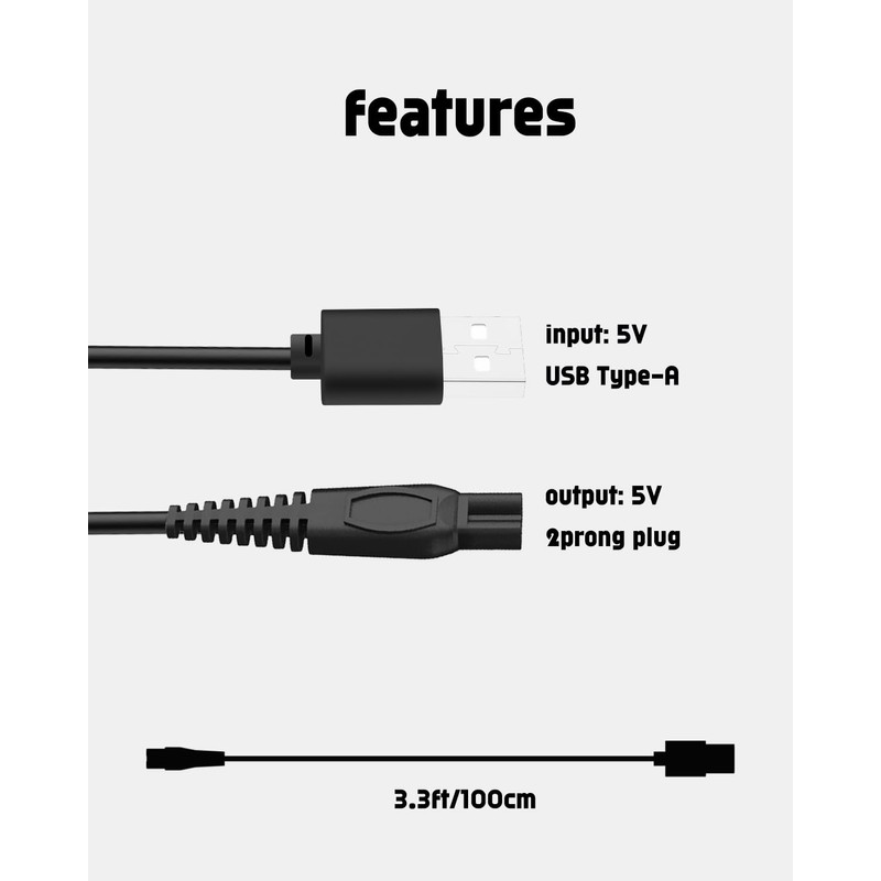 Beard Club Trimmer Charger for Beard Club PT45 Charger and