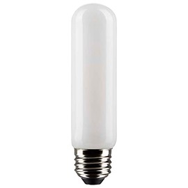 Satco 8-Watt LED E26 Light Bulb, 2700K, 15000 Hour Rating, Dimmable, Frost