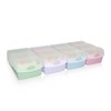 HAN Croco flashcard box, easy to learn vocabulary with 5-compartment