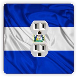 El Salvador Flag - Outlet Plate Cover - Outlet Cover