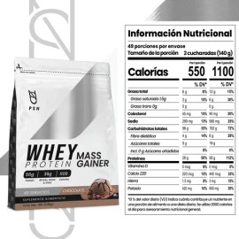 Suplemento En Polvo Psn Whey Protein Mass Gainer 6.8kg