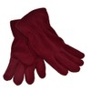 Childs Fleece Gloves, Maroon, Age 9/12