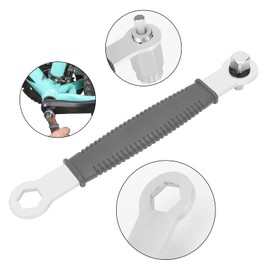 Oumers Bike Repair Tools, Multi-use Bike Crank Extractor + Bike Bottom Bracket Remover + 16mm Spanner Wrench + Hex Head Crank Arm Bolts for Removing Bicycle Crank & Freewheel