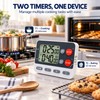 Dual Digital Kitchen Timer for Cooking & Baking – Independent