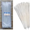 Cable Ties Clear White 300mm x 4mm (100 Pack), Plastic