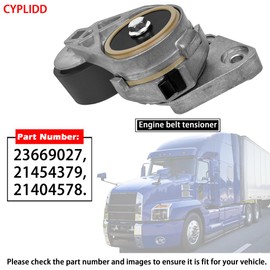 CYPLIDD 23669027 A/C Belt Tensioner Compatible with Volvo D13 engine Mack MP8 engine, 21454379 Engine Belt Tensioner Made of Quality Cold Steel