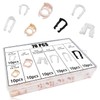 SamWinGear - Kit de herramienta de 70 piezas, abrazaderas para