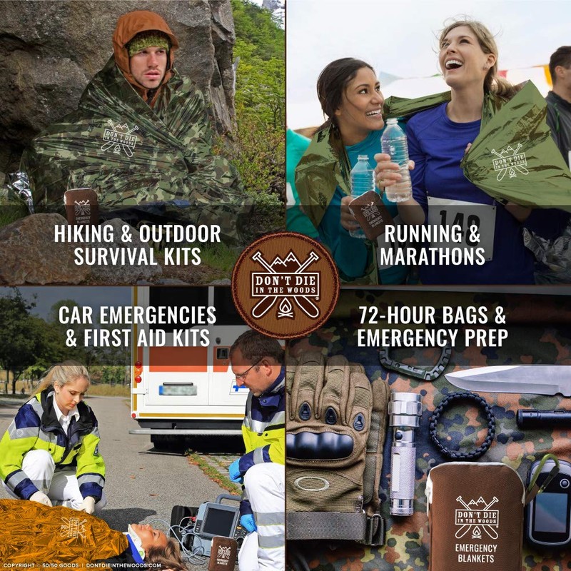 Don't Die In The Woods - Freakin’ Huge Emergency Blankets