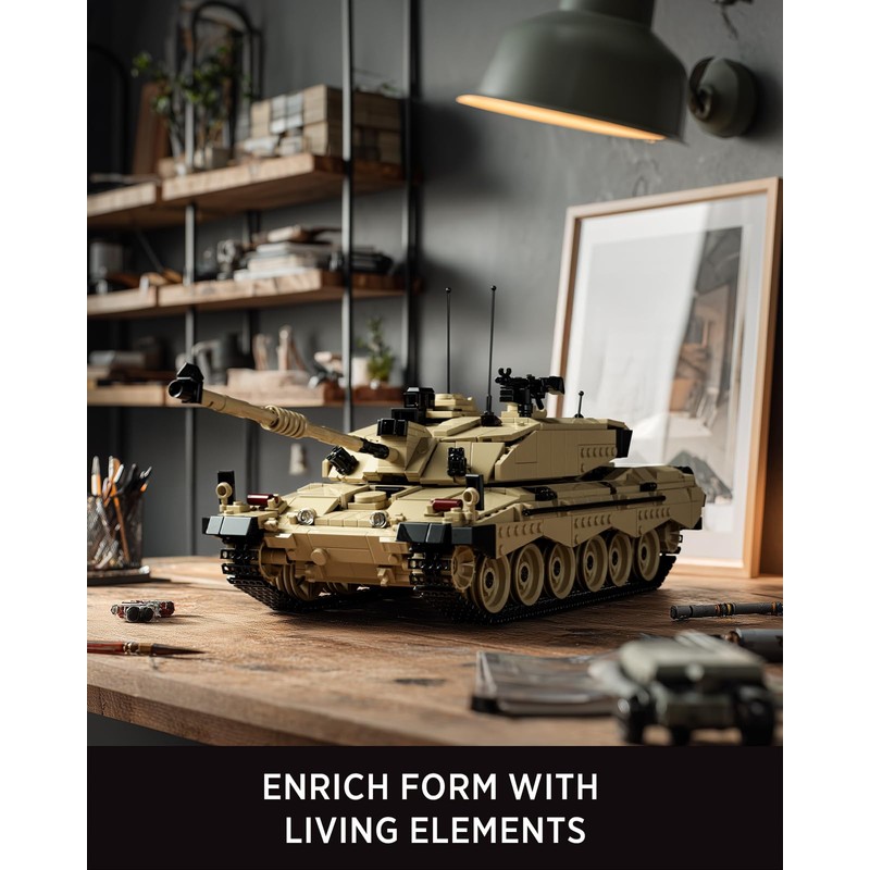 Nifeliz Challenger 2 Tank Building Set, Military Series, NF10344