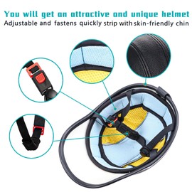 Bicycle Helmet for Adults Small/Large PU Bike Helmet for Women and Men Adjustable Safe 10 Colors Baseball Cap Sunshade 21.7-24.4 INCH Bike Cycling Helmets with 12PCs Reflective Sticker (RED, Large)