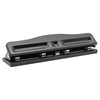 4-Hole Adjustable Paper Punch, 10-Sheet Capacity, Non-Slip Desktop Hole Puncher