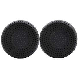 Grind Ear Pads Replacement Repair Accessories Porous Leather-Faced Ear Pads Compatible with Skullcandy Grind Wireless Earphones (Black)