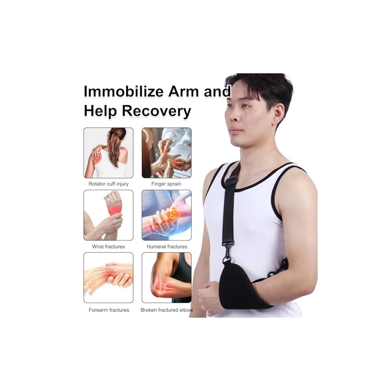 Bisienya Sling for Arm Support, Arm Sling for Shoulder Injury,