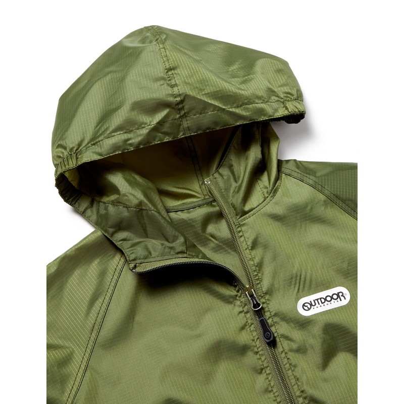 Outdoor Products Raincoat, Rain Parka, Khaki
