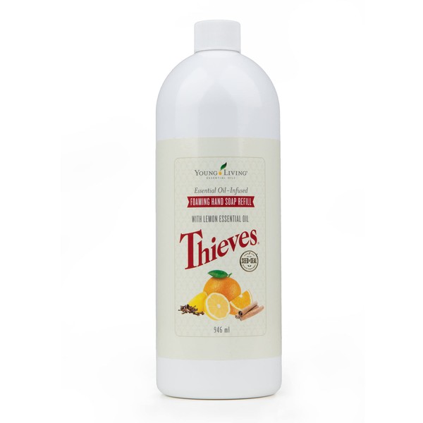 Young Living Thieves Foaming Hand Soap - Effective Plant-Derived Ingredients - 32 fl oz