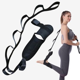 Correa de Estiramiento de Yoga Correa de Estiramiento de Yoga Bandas de Resistencia Banda del Ligamento de Bucle Múltiple Cinturón de Estiramiento de Pie de Camilla de Pierna Fascia Stretcher