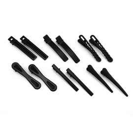 yueton Pack of 12 Black Matte Barrettes Bobby Pin Alligator Clip Hair Clips Bride Head-wear Edge Clip Clamps for Ladies Girls Hair Bows