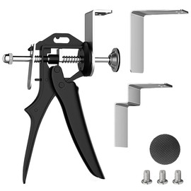 Umllpet Adjustable Drawer Quick Clamp, Stainless Steel Fixings for Cabinet, Mounting Brackets with L Brackets and Hanger Clips for Woodworking Furniture Wardrobe