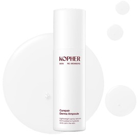 Kopher Curepair Derma Facial Serum Spray Mist 4ever, with 10GF Skin Renewal & Brightening Ampoule for Sensitive Skin - Reduces Wrinkles, Improves Skin Tone, Korean Skincare (3.38 fl.oz.)