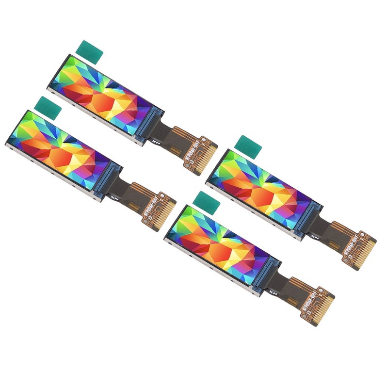 4PCS 0.96in TFT Color Screen SPI Interface ST7735S Drive IPS