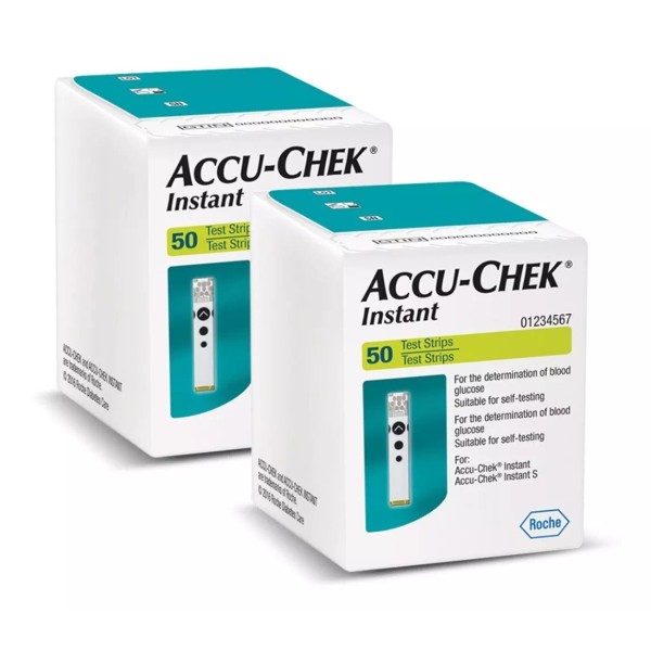 Accu-Chek Kit De 100 Tiras Reactivas Accu-chek Instant