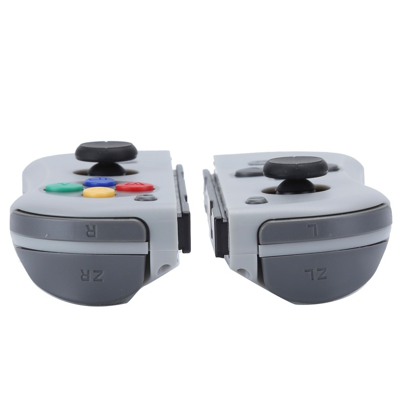 For Joycon Game Console Wireless Bluetooth Gamepad Right Left(gris foncé