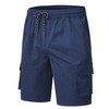 YuKaiChen Men's Cargo Shorts Summer Twill Cargo Shorts with 6