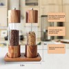 Salt and Pepper Grinder Set,Stainless Steel Manual Salt and Pepper