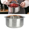 MultiFunctional Stainless Steel Rice Steaming Basket Vegetable Cleaning Fruit Basket