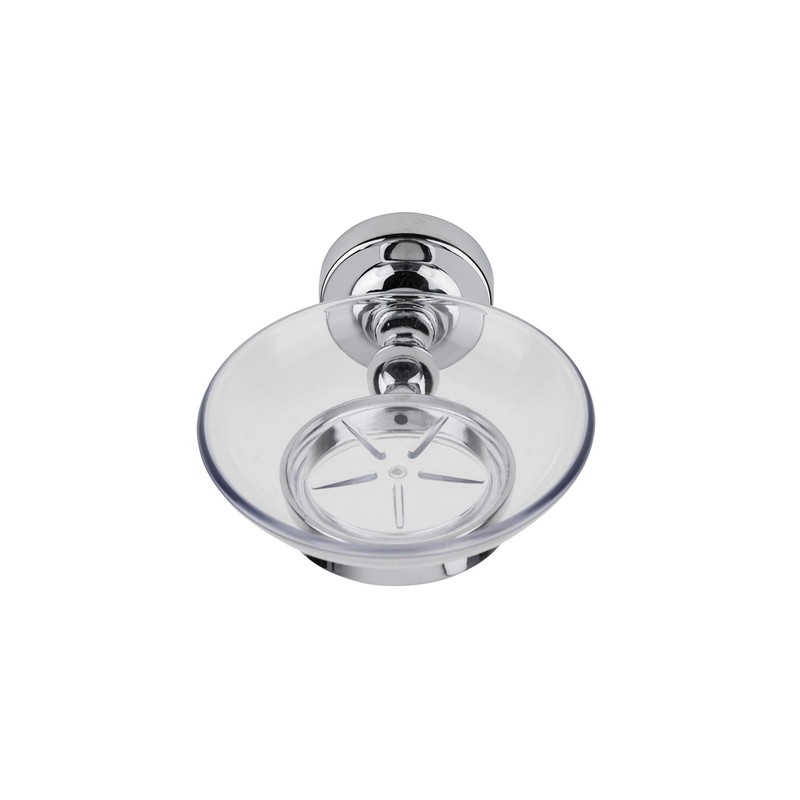 Croydex QM461941 Glue-Fix Worcester Soap Dish and Holder, Easy Fit