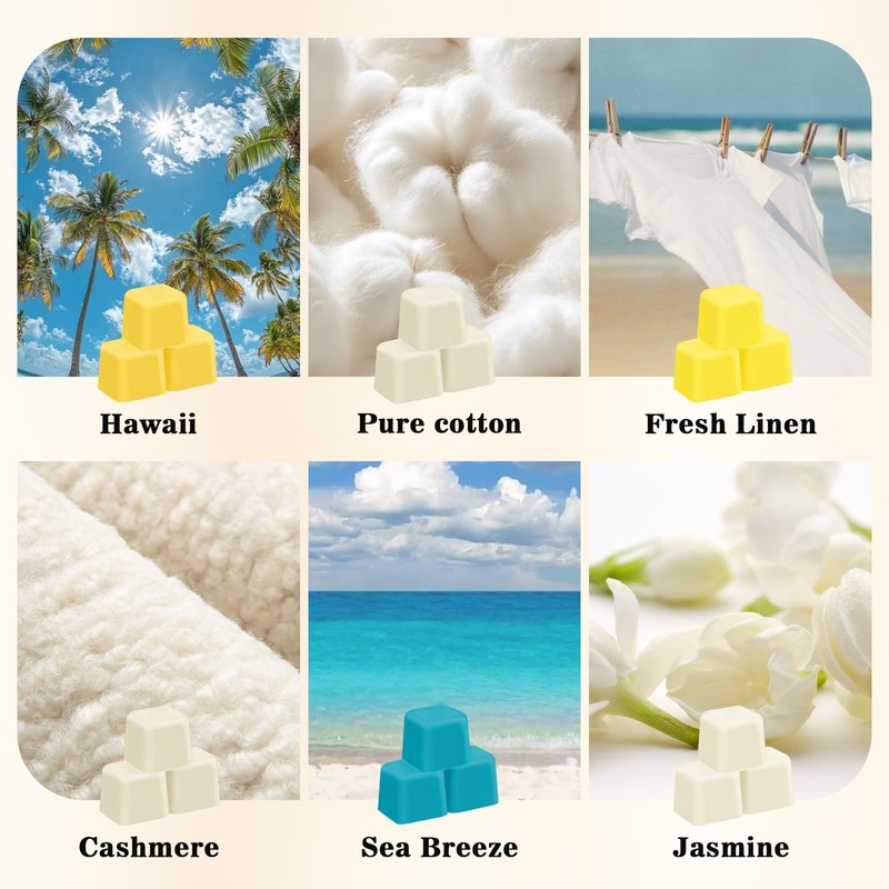 SCENTORINI Wax Melts, Wax Melts Wax Cubes Strong Scent, Scented