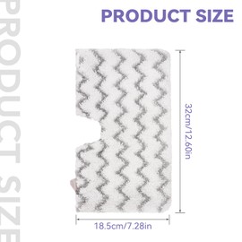 Sgizoku S3501 S3601 Steam Mop Replacement Pads for Shark S3501 S3601 S3550 S3801 S3901 S3601D S3801CO S3901D S3455K S2902 SE450 Steam and Scrub Pocket Mop Steamer Pads (4 Scrub Pads + 4 Soft Pads)