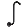 OFFO Shower Head Extension Arm 12 Inch, Matte Black S