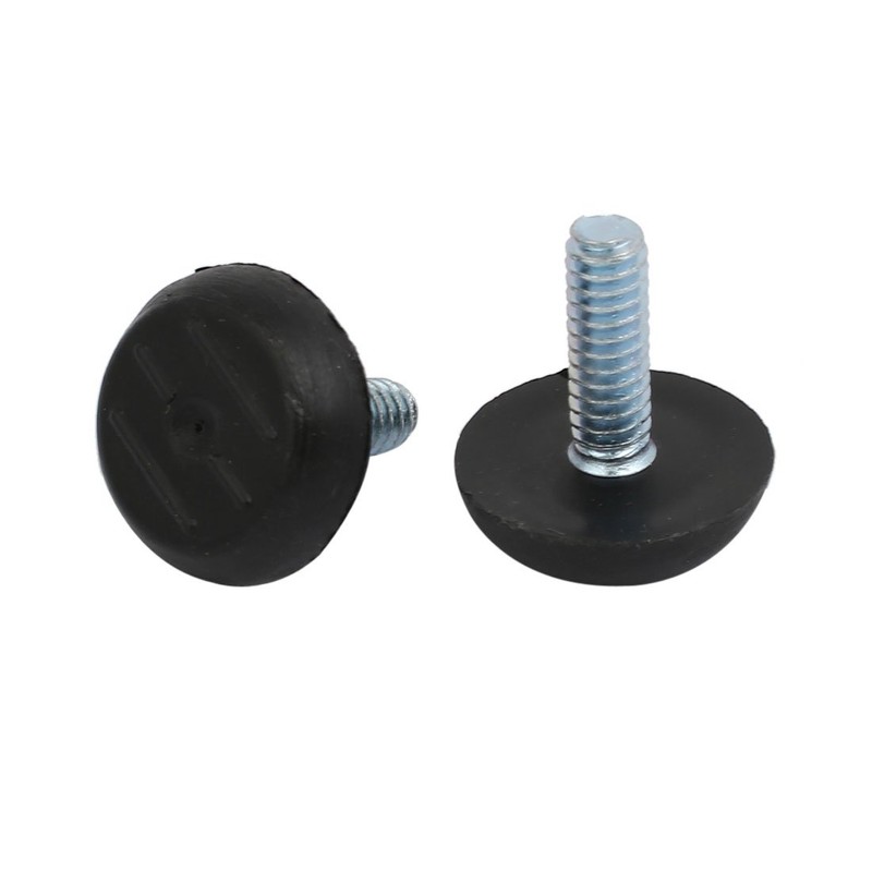 uxcell 10pcs M6x20mm Thread Adjuster Screw On Furniture Glide Leveling
