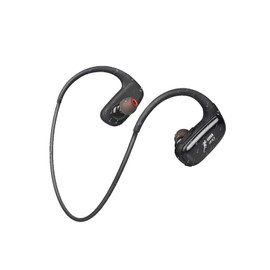 CYBORIS Sports Swimming Waterproof Headphones, IPX7 Waterproof 16GB MP3 Player with Bluetooth, Running Earphone 10Hrs Playtime, Wireless Bluetooth 5.0 Headset with Noise Cancelling MIC (Black)