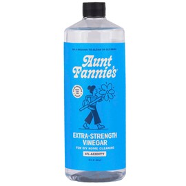 Aunt Fannie's Extra Strength Cleaning Vinegar, 32 Ounce, Multipurpose Household Cleaner, No Added Scents, Dyes, or Other Additives, Pack of 1