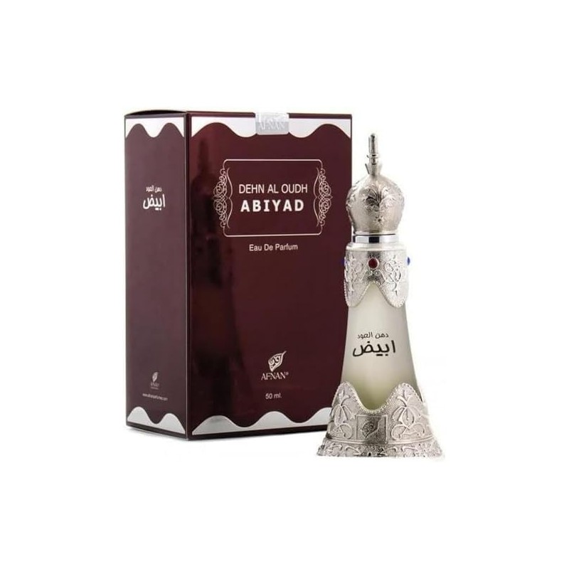 Afnan Dehn Al Oud Abiyad Concentrated Perfume Oil, 0.67 Ounce